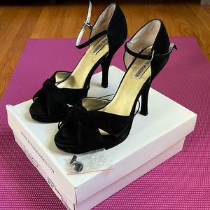 Steve Madden, size 8, black heels.